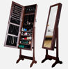 Picture of Jewelry Cabinet with Mirror Free Standing - Brown