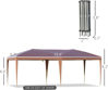 Picture of Outdoor 10' x 20' Easy Pop Up Canopy Tent - Coffee Brown