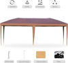 Picture of Outdoor 10' x 20' Easy Pop Up Canopy Tent - Coffee Brown