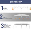 Picture of Outdoor 10' x 20' Easy Pop Up Canopy Tent - White
