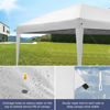 Picture of Outdoor 10' x 20' Easy Pop Up Canopy Tent - White