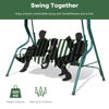 Picture of Outdoor 3 Person Patio Swing - Green