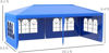 Picture of Outdoor 10' x 20' Gazebo Canopy Tent Blue - with 4 Removable Side Walls
