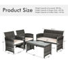 Picture of Outdoor Furniture Set - 4 pc Gray