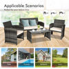 Picture of Outdoor Furniture Set - 4 pc Gray