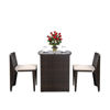 Picture of Outdoor Patio Furniture Seat - 3 Pcs Brown