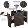 Picture of Outdoor Patio Furniture Seat - 3 Pcs Brown