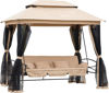 Picture of Outdoor Daybed Swing with Canopy