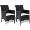 Picture of Outdoor Furniture Set - 4 pcs Black