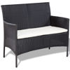 Picture of Outdoor Furniture Set - 4 pcs Black
