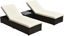 Picture of Outdoor Lounge Chairs with Table - 3 Piece Black
