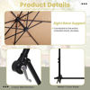 Picture of Outdoor 10' Patio Hanging Umbrella - Tan
