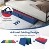 Picture of Folding Gymnastics Tumbling Mat Multi-color - 4' x 10' x 2"